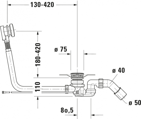 ����-������� Duravit Universal 791226
