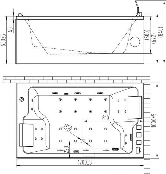 ��������� ����� Orans BT-62115R 170x100