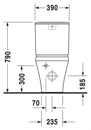 ����� ��� ������� Duravit DuraStyle WonderGliss 09351000051