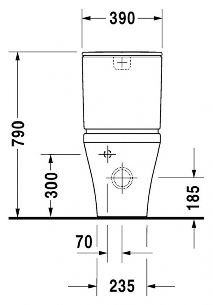 ����� ��� ������� Duravit DuraStyle WonderGliss 09351000051