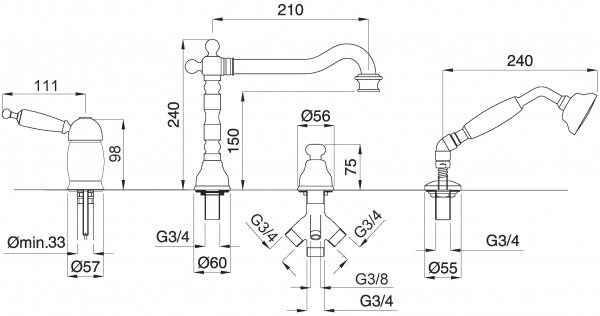 ��������� Migliore Oxford ML.OXF-6355.BI.CR �� ���� �����, ����