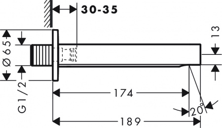 ����� Hansgrohe Finoris 76410700 ��� �����, ������� �����