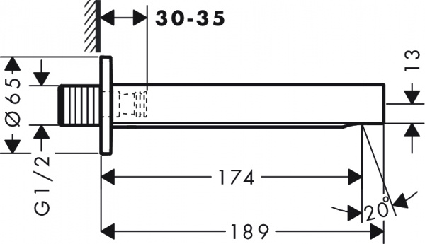 ����� Hansgrohe Finoris 76410700 ��� �����, ������� �����