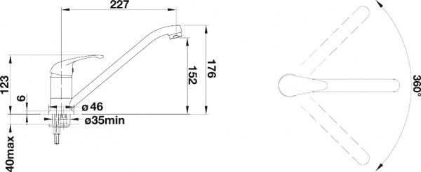 ��������� Blanco Daras 524181 ��� �������� �����