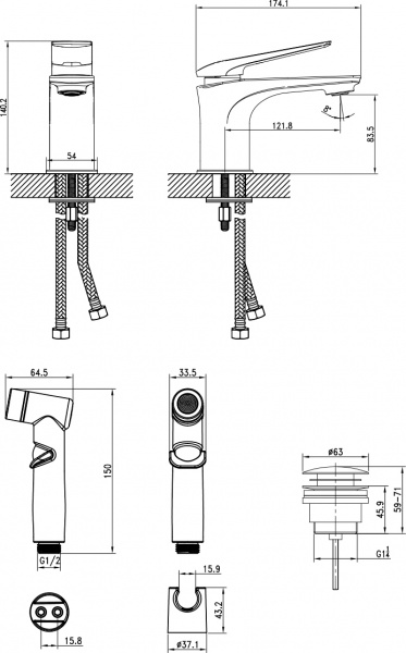 ��������� Lemark Allegro LM5916CW � ������������� �����, � �/�