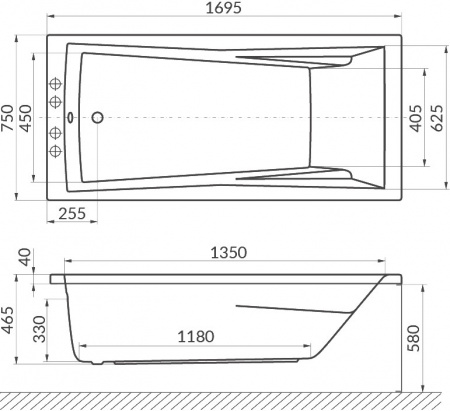 ��������� ����� Excellent Palace WAEX.PAL17.SMART 170x75