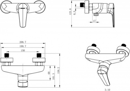 ��������� Bravat Arden F9351385CP-01-RUS ��� ����