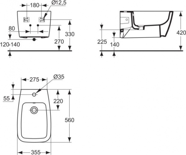 ���� ��������� Ideal Standard Ventuno T515101