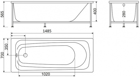 ��������� ����� BelBagno BB102 150x70