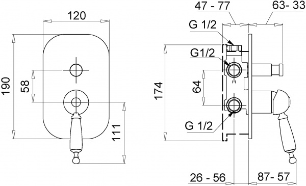 ��������� Migliore Oxford ML.OXF-6372.BI.CR � ���������� ������, ��� ����� � �����, ����