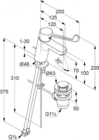��������� Kludi Pure&Easy Care 372870565 ��� ����������� ����������