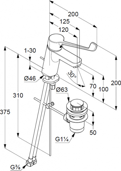 ��������� Kludi Pure&Easy Care 372870565 ��� ����������� ����������