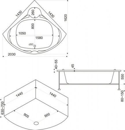 ��������� ����� Bas ������ 140x140 � �/� + ��������