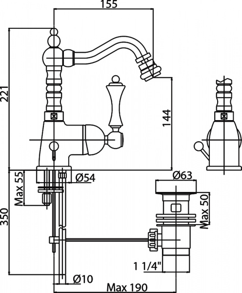 ��������� Cezares Margot MARGOT-BSM2-01-M ��� ����
