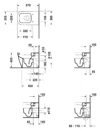 ������ ���������� Duravit Happy D.2 2159090000