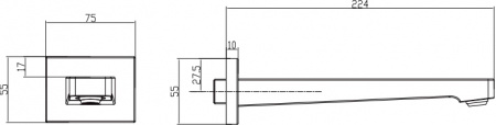 ����� Villeroy & Boch Architectura Square TVT12500200061 ��� �����