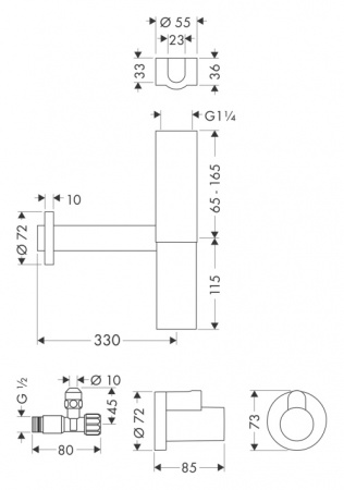 ����� ��� �������� Hansgrohe Flowstar 52120000