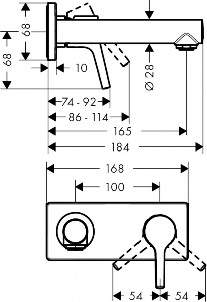 ��������� Hansgrohe Talis S 72110000 ��� ��������