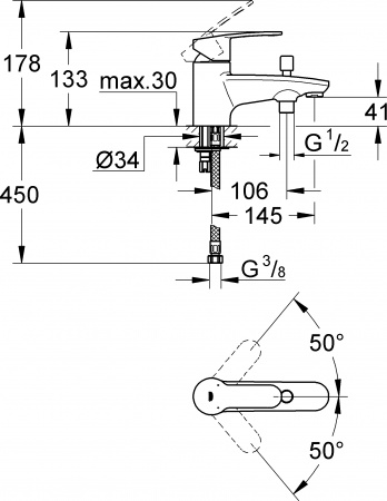 ��������� Grohe Eurostyle Cosmopolitan 33614002 �� ���� �����, ����