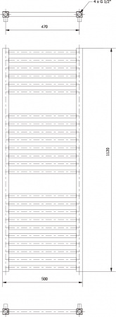 ����������������� ������������� Luxrad Kwadro 066370 112�50 L, �����, �������������� selmo pad