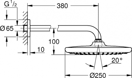 ������� ��� Grohe Tempesta 250 26668000