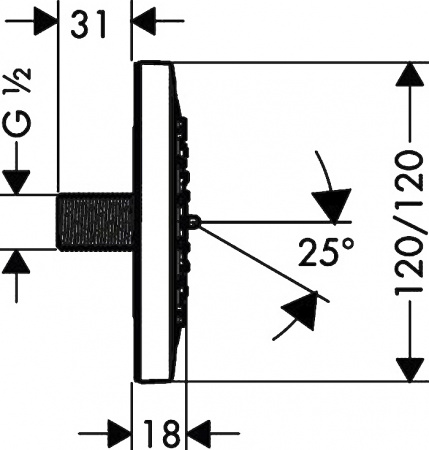 ������� �������� Hansgrohe PuraVida 28430400