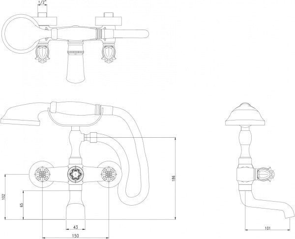 ��������� Bronze de Luxe Florence 10319 ��� ����� � �����