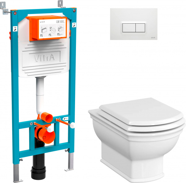 ��������  ������� ����������� VitrA 800-2012 � ������� �����, ����� + ���� ��� ������� ���������� VitrA Valarte 7805B003-0075 + ������-������� VitrA Valarte 124-003-009 � �����������