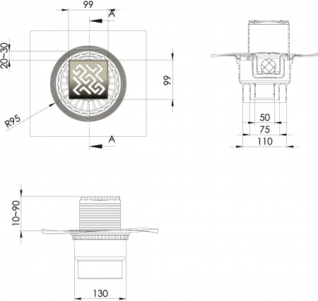 ������� ���� Berges Wasserhaus Zentrum Antik 092464 10 ��