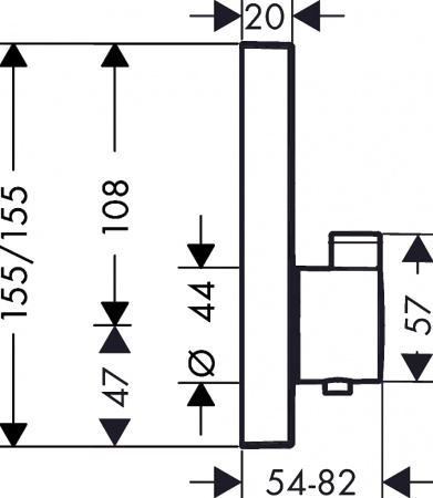  Hansgrohe ShowerSelect 15763000  