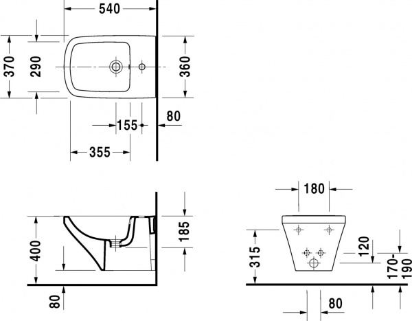 ���� ��������� Duravit DuraStyle 228215