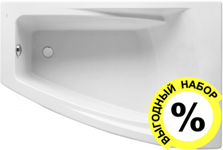 ��������� ����� Roca Hall Angular 150x100 R + ��������� ��� ����� � �����