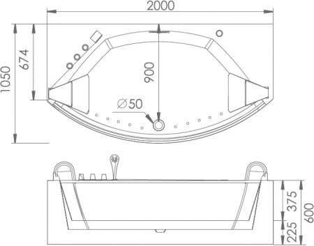 ��������� ����� Gemy G9079 200x105