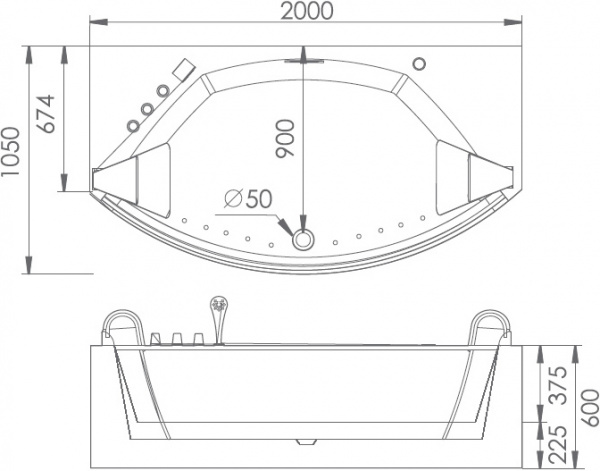 ��������� ����� Gemy G9079 200x105