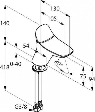 ��������� Kludi Ambienta 530280575 ��� ��������