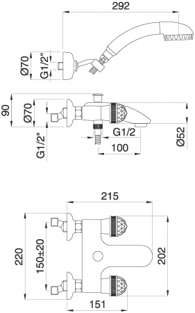 ��������� Migliore Axo Swarovski ML.AXO-602F.CR ��� ����� � �����, ����