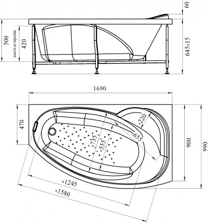 ��������� ����� Radomir Vannesa ����� 2-01-0-2-1-223 170x100 R