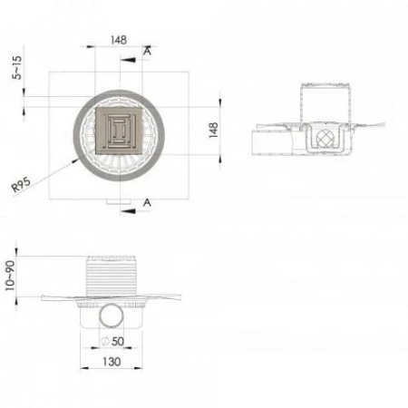 ���� �������� ZENTRUM Uno 150�150 ����������� ����� , ������� ������� ���� 090372
