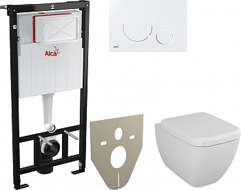 ��������  ���� ��� ������� ���������� VitrA Shift 7742B003-0075 + ������-������� VitrA Shift 91-003-009 � �����������, ����� ���� + ������� ����������� ��� �������� AlcaPlast Sadromodul AM101/1120-0001 + ������ ����� AlcaPlast THIN M670 ����� + ����������