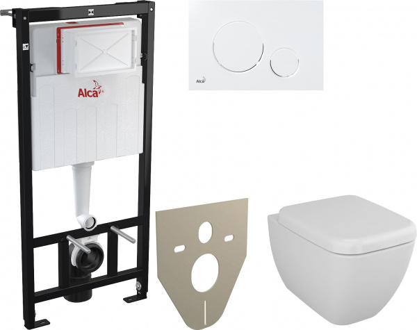 ��������  ���� ��� ������� ���������� VitrA Shift 7742B003-0075 + ������-������� VitrA Shift 91-003-009 � �����������, ����� ���� + ������� ����������� ��� �������� AlcaPlast Sadromodul AM101/1120-0001 + ������ ����� AlcaPlast THIN M670 ����� + ����������