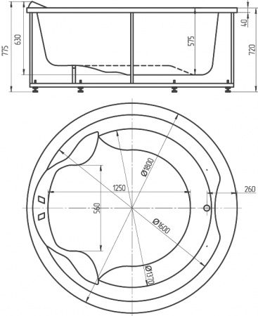 ��������� ����� ������� ���� AUR180-0000033 180x180 ��������� ������