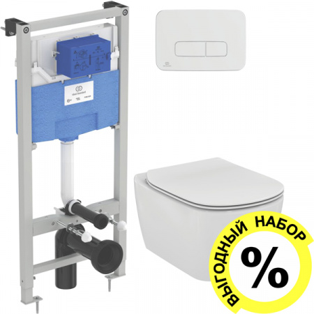 �������� ������ ��������� Ideal Standard Tesi T354601 + ������� ����������� Ideal Standard ProSys 120P R027767 + ������ ����� R0124AA ����