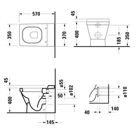 ������ ���������� Duravit 2ND Floor 0110090000