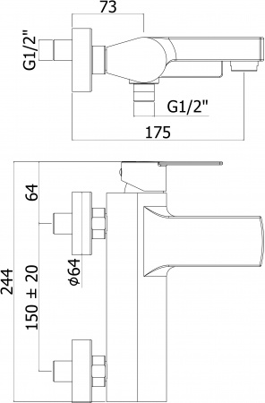 ��������� Paffoni Tango TA022CR ��� �����