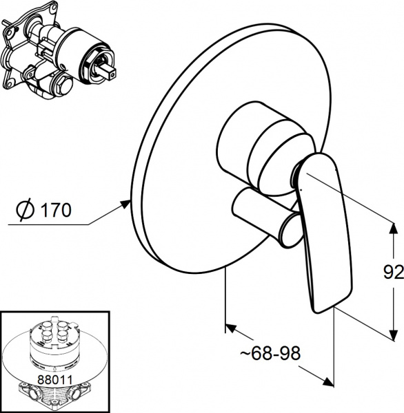 ��������� Kludi Balance 526509175 ��� ����� � �����