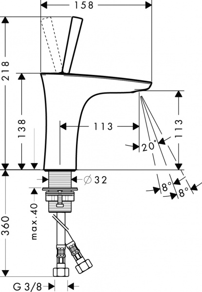 ��������� Hansgrohe PuraVida 15070000 ��� ��������
