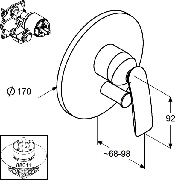��������� Kludi Balance 526500575 ��� ����� � �����