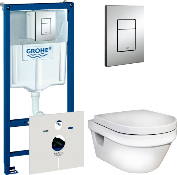 ��������  ������ ��������� Gustavsberg Hygienic Flush WWC 5G84HR01 ������������ + ������� ����������� ��� �������� Grohe Rapid SL 38775001 4 � 1 � ���