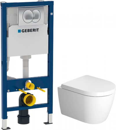 �������� ������ Duravit ME by Starck � ����������� + ����������� Geberit Duofix 458.133.21.1 � ������� �����