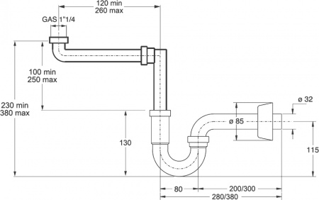 ����� ��� �������� Bonomini Tubular 0220SP20K7WZ